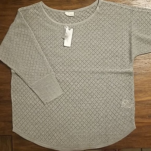 Anthropologie Moth Jesme Pointelle Sweater S or M - Picture 4 of 5